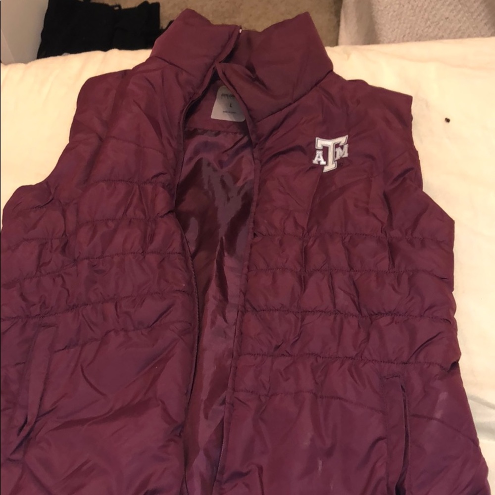 Texas A&M puffer vest